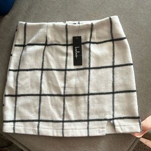 Lulus plaid flannel skirt